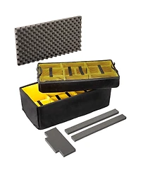 Pelican 1620 Watertight Wheeled Hard Case with Cubed Foam, Bundle with 1626AirDS Padded Divider Set
