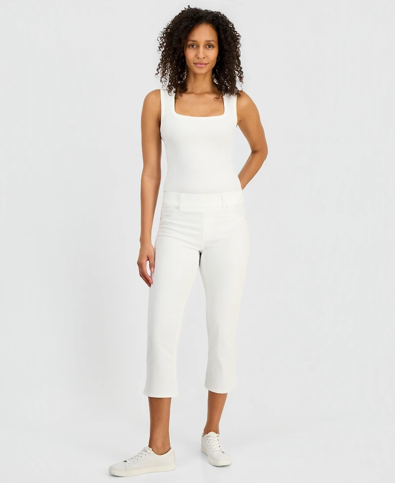 Style & Co Women's High-Rise Shaping Capri Jeans, Macy's Exclusive