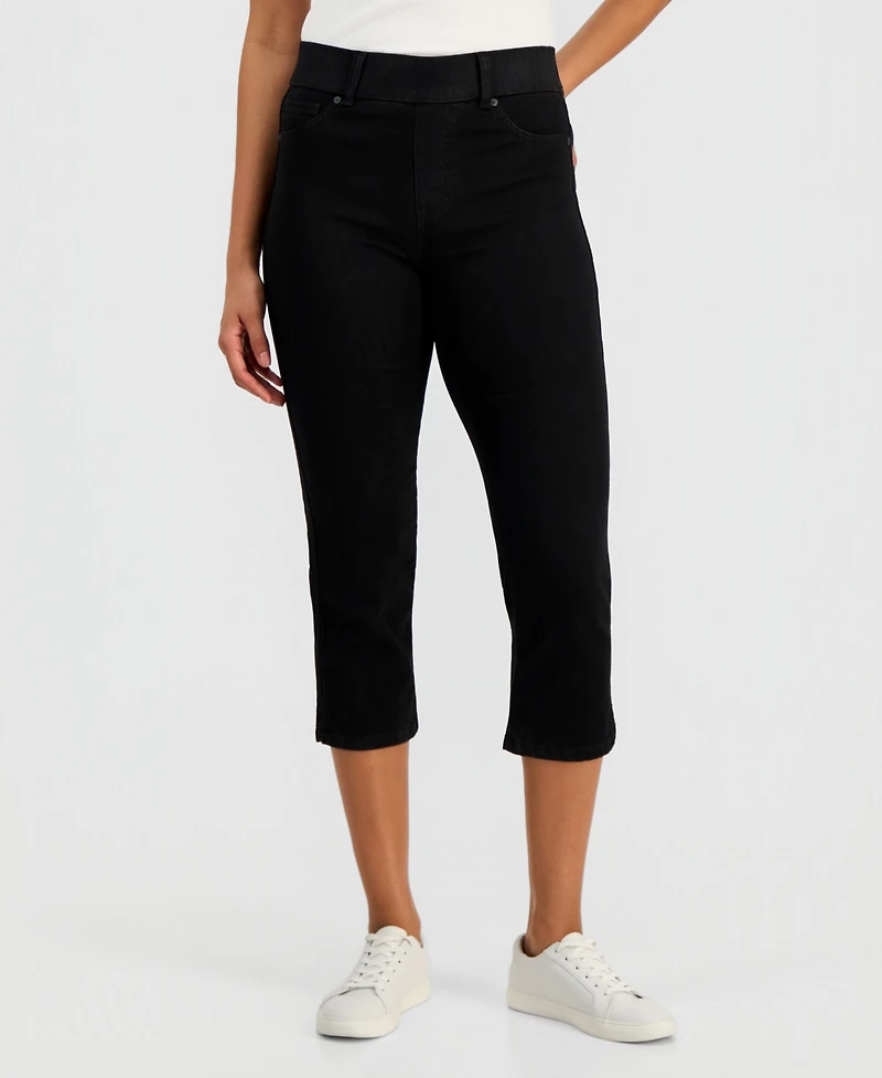 Style & Co Women's High-Rise Shaping Capri Jeans, Macy's Exclusive