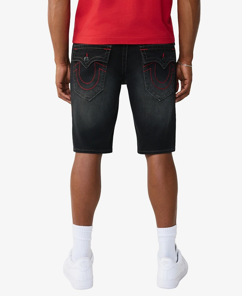 True Religion Men's Ricky Big T-Flap Shorts