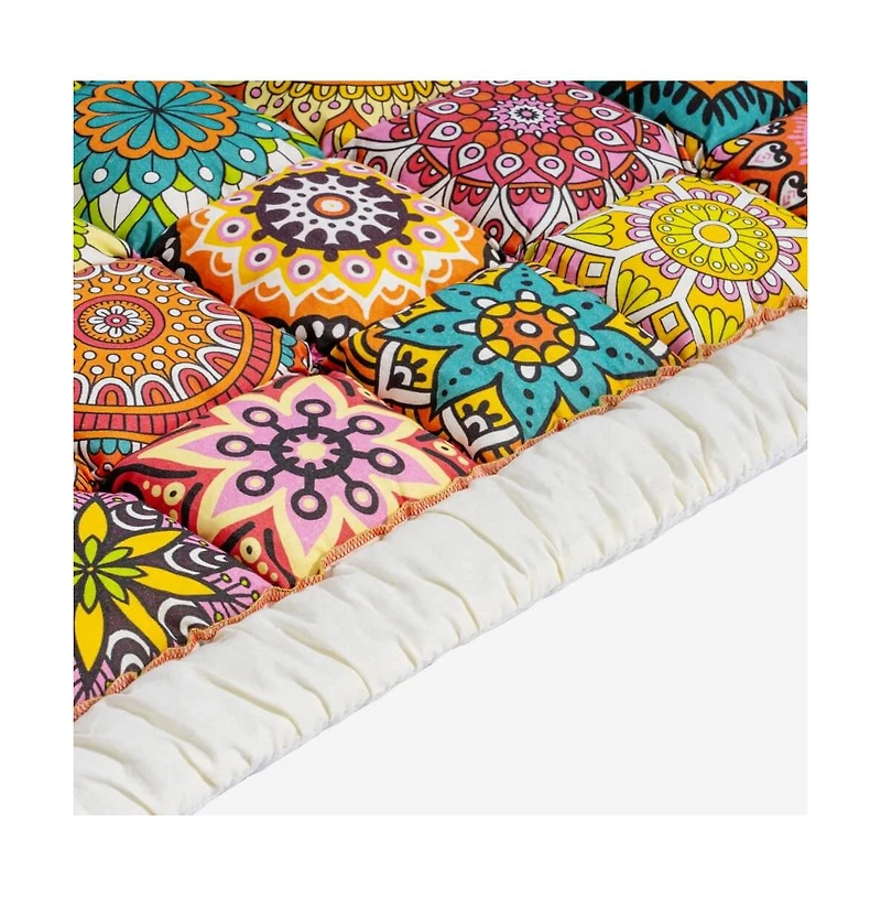 FunnyFuzzy Garden Chic Cotton Sofa Seat Pad