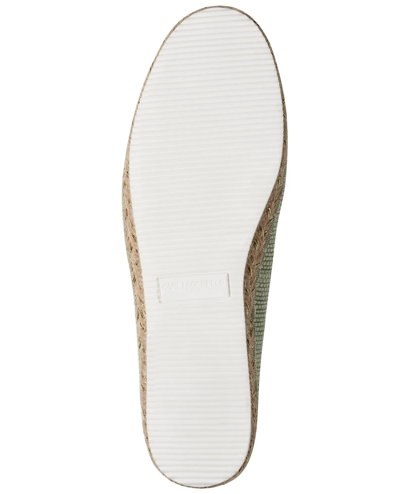 Karl Lagerfeld Paris Women's Michaela Atelier Espadrilles Flats