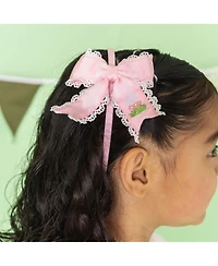 Sweet Wink Little and Big Girls Golf Tee Embroidered Lace Bow Headband