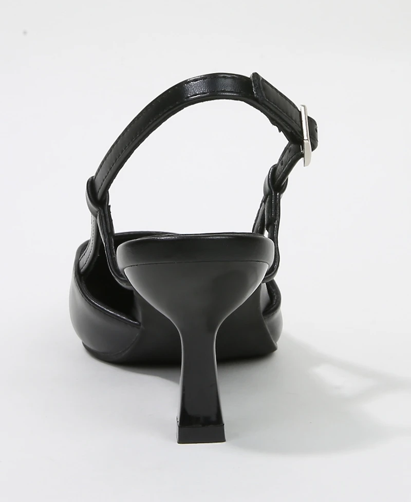 Berness Women's Joanna Slingback Kitten Heels