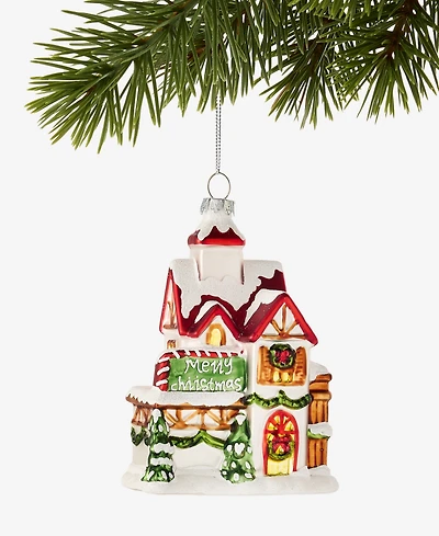 Holiday Lane Christmas Cheer House Ornament, Macy's Exclusive
