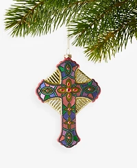 Holiday Lane Blessed Cross Ornament, Macy's Exclusive