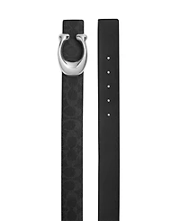 Coach Men's C Buckle Reversible Belt