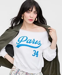 Women's Paris Sweatshirt, Macy's Exclusive- Molly Rogers Capsule Collection