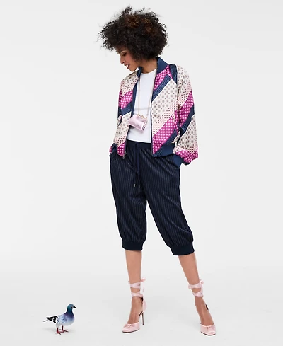 Women's Reversible Bomber Jacket, Macy's Exclusive- Molly Rogers Capsule Collection