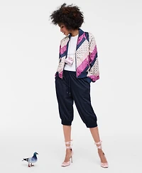 Women's Reversible Bomber Jacket, Macy's Exclusive- Molly Rogers Capsule Collection