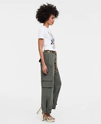 Women's Snap-Hem Cargo Pants, Macy's Exclusive- Molly Rogers Capsule Collection