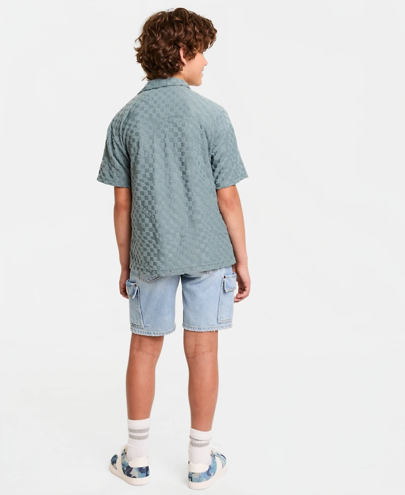 Levi's Boys' 8-20 Knit Camp Short-Sleeve Shirt