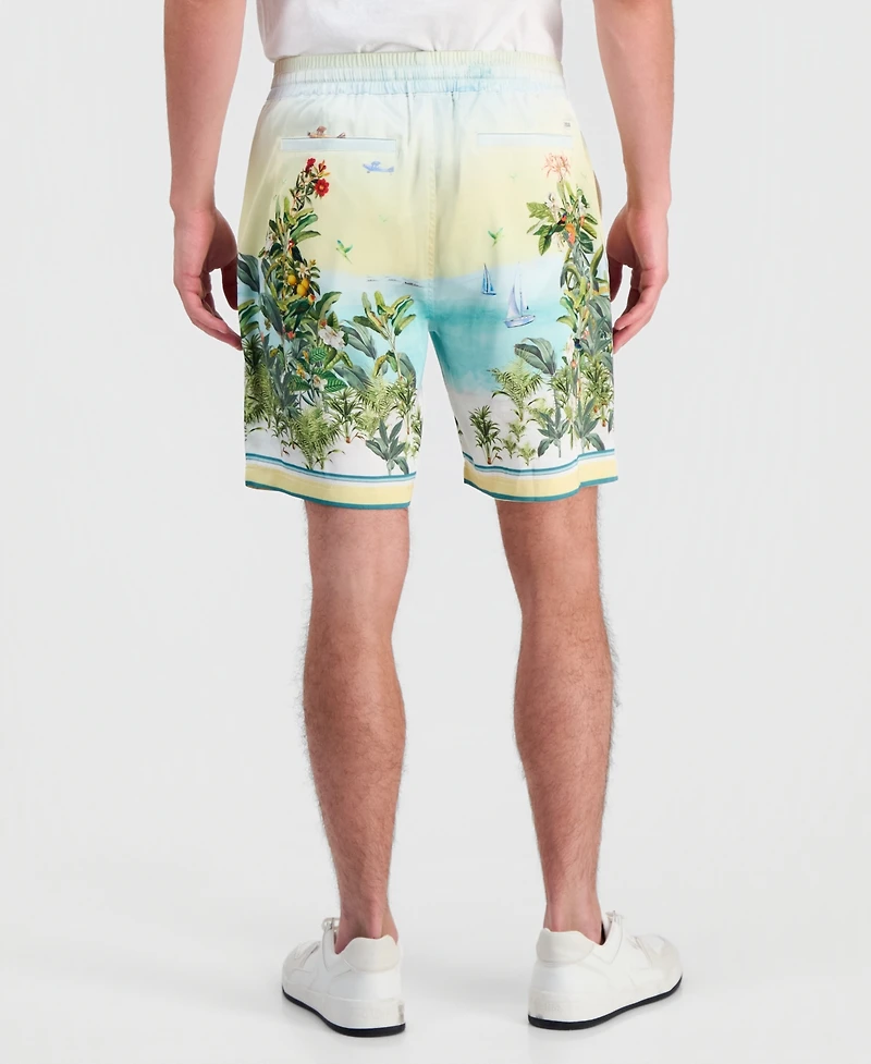 Guess Men's Charm Sunset Riviera Shorts