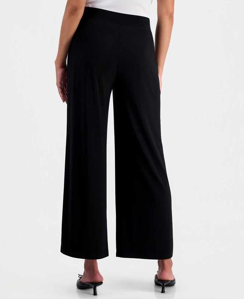 Kasper Women's Pull-On Wide-Leg Pants, Regular & Petite