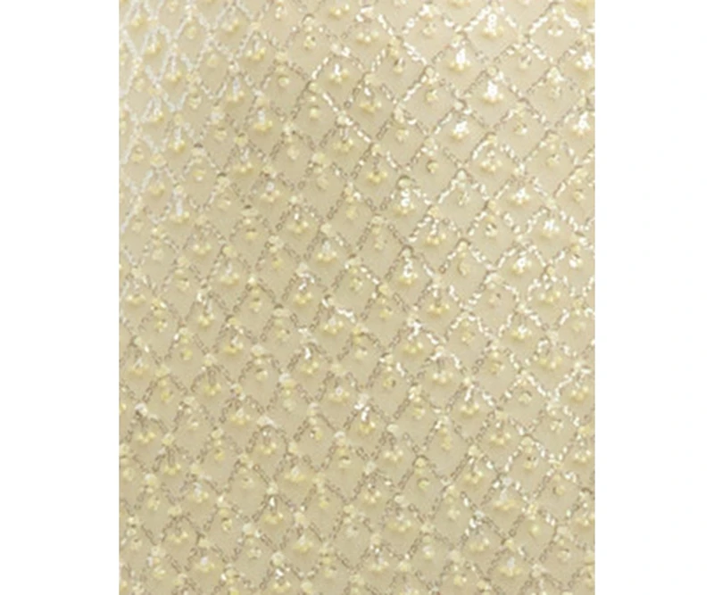 B Darlin Juniors' Beaded V-Neck Lace-Up-Back Gown