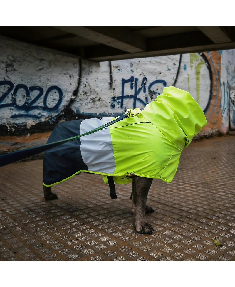 Aronkl Dog Raincoat - Waterproof, Windproof, Reflective, Breathable, Coverage