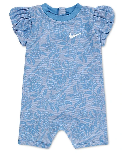 Nike Baby Girls' Crewneck Romper