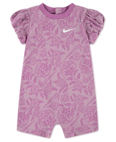 Nike Baby Girls' Crewneck Romper