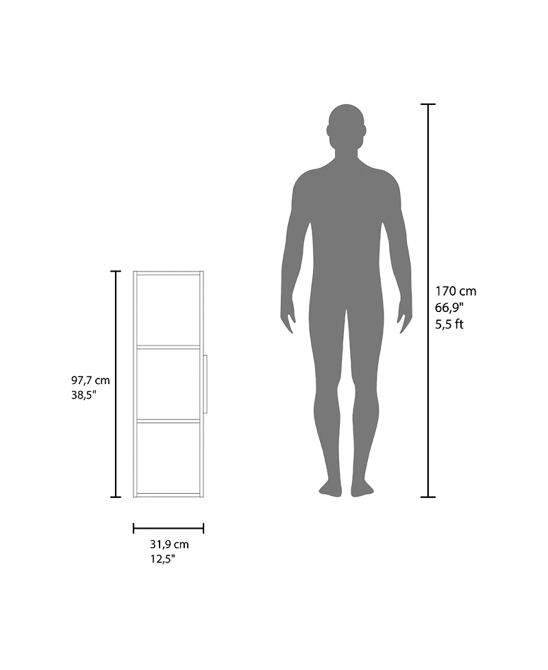 Fm Furniture Nottingham Medicine Cabinet, Three Interior Shelves