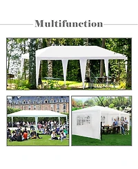 Outdoor 10'x20' Canopy Tent Heavy Duty Wedding Party Sidewalls Window Carry Bag