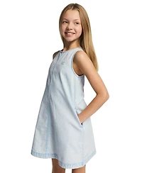 Calvin Klein Girls' 7-16 Round Neck Sleeveless Dress