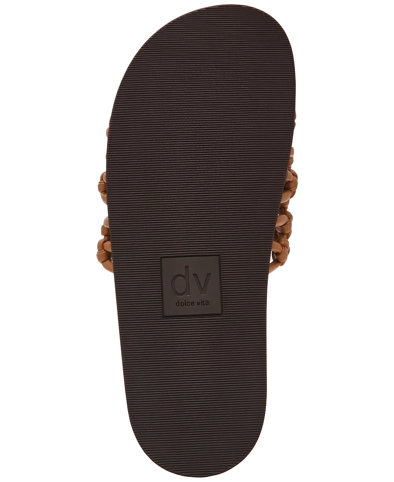 Dv Dolce Vita Women's Galossa Woven Slide Flat Sandals