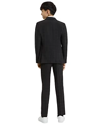 Kenneth Cole Boys' 8-20 Window Black Suit