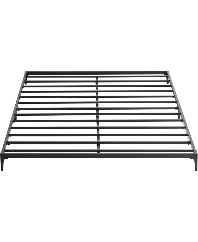 gaomon 6 Inch Low Bed Frame with Steel Slat Support, Low Profile Full Metal Platform Bed Frame No Box Spring Needed
