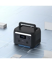 Mondawe 614Wh-1000W Portable Power Station with Bidirectional Fast Ac Charging