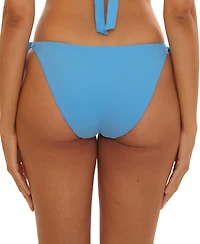 Becca Women's Rib Braided Moderate-Coverage Swim Bottoms