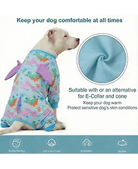 Aronkl Cotton Polyester Calming Dog Onesie for All Seasons - Stress Relief, Comfort, and Easy Care