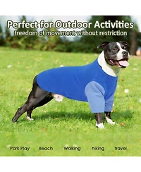 Aronkl 2 Pack Breathable Cotton Spandex Dog T-shirts for Year-Round Comfort
