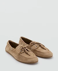 Mango Women's Laces Deck Shoes