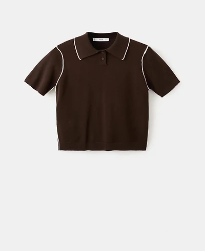 Mango Women's Contrasting Stripes Sweater