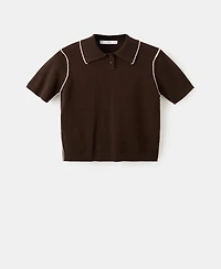 Mango Women's Contrasting Stripes Sweater