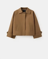 Mango Women's Oversized Short Trench Coat