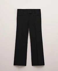 Mango Women's Belt Loops Straight-Leg Pants