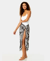 Anne Cole Women's Tie-Front Swim Cover Up Pareo