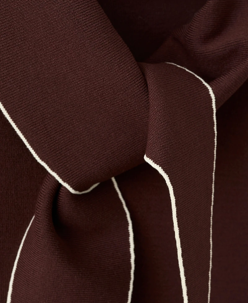 Mango Women's Handkerchief Detail Knit Top