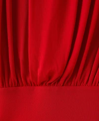 Mango Women's Draped Flared Dress