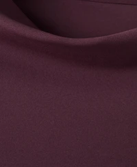 Mango Women's Asymmetrical-Neck Midi Dress