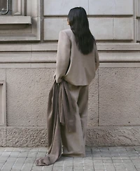 Mango Women's Wool-Blend Suit Blazer