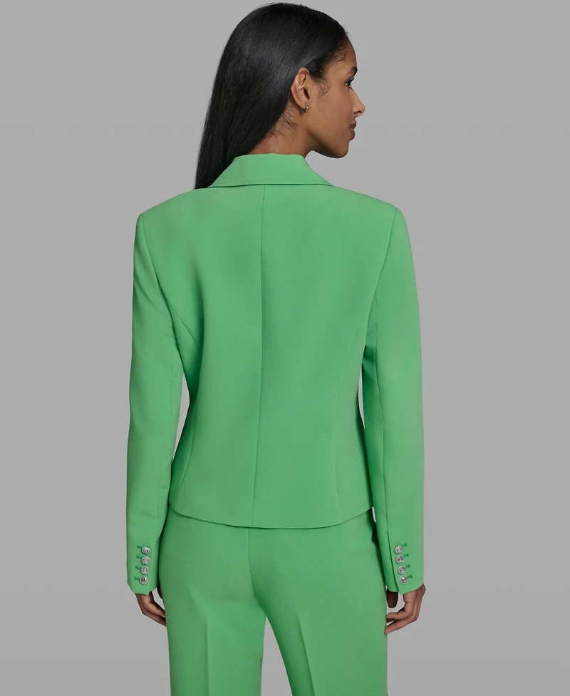 Karl Lagerfeld Paris Women's Notched-Lapel Collar Jacket