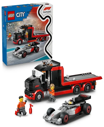 Lego City Formula 1 Truck and Audi F1 Race Car Building Set, 60493