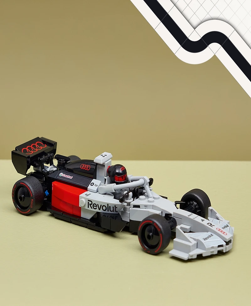 Lego Speed Champions Audi R26 F1 Race Car Toy Building Kit, 77259
