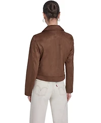 Levi's Women's Faux Suede Laydown Collar Jacket