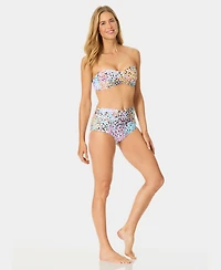 Anne Cole Women's Liz Twist Bandeau Neck Swim Bikini Top