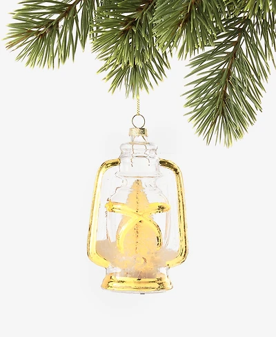 Holiday Lane Cozy Cabin Led Lantern Ornament, Macy's Exclusive