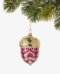 Holiday Lane Holiday Toile Acorn Ornament, Macy's Exclusive