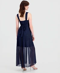 Connected Women's Sweetheart-Neck High-Low Cocktail Dress